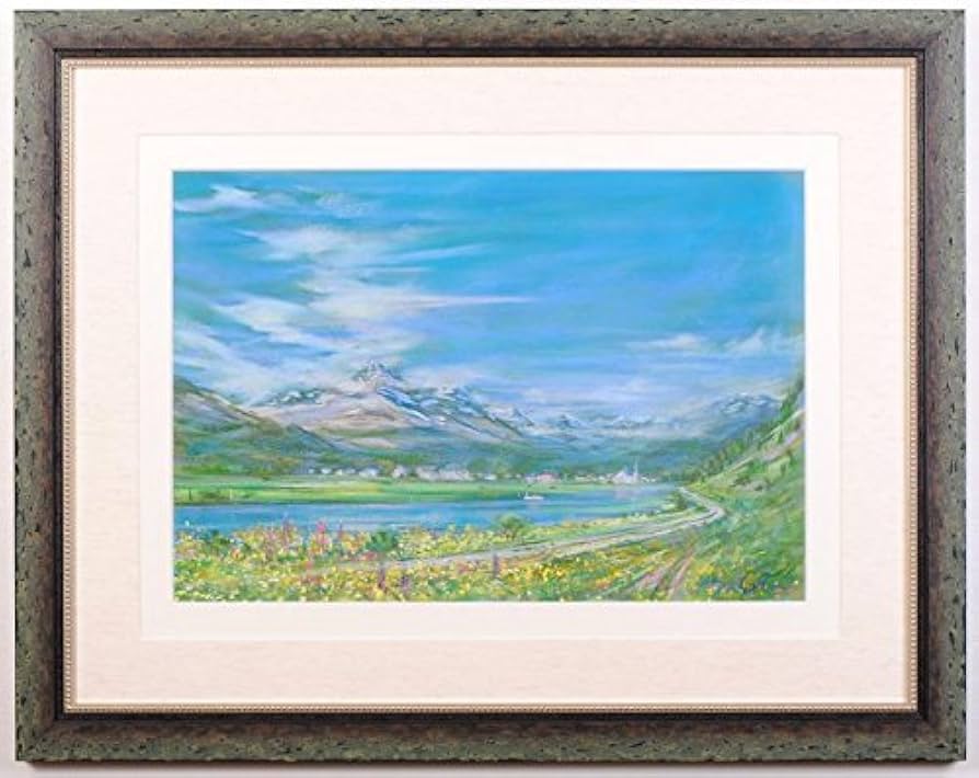 油絵 油彩 ヨーロッパ 風景画 アルプス 油絵 油彩 ヨーロッパ 風景画 アルプス - メルカリ